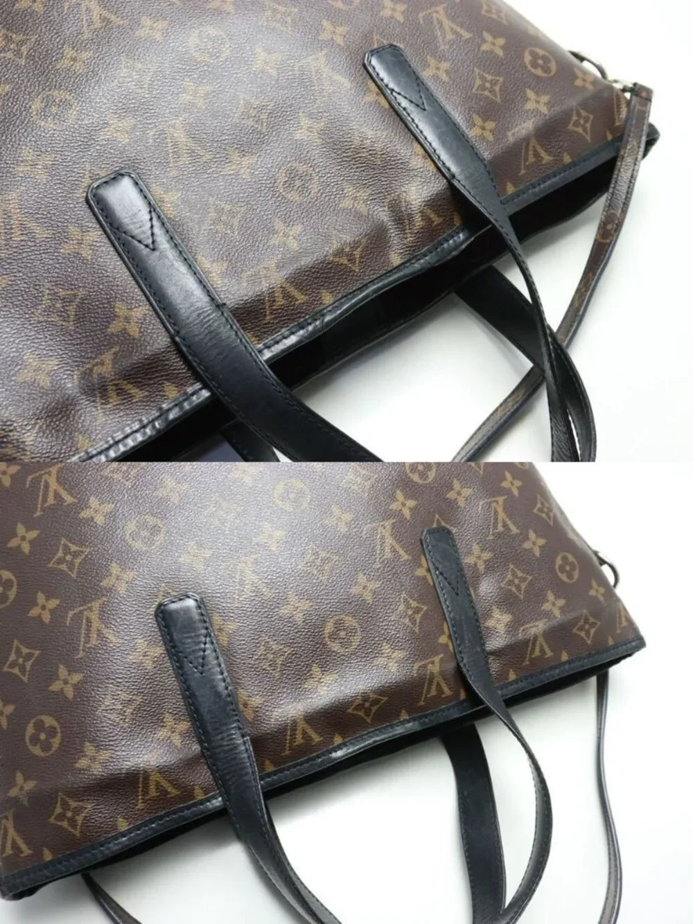 Louis Vuitton Monogram Macassar Davis Leather 2-Way Tote